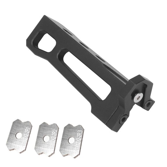 Thalyn Woodworking Scraper WoodworkingEdgeTrimmer, Aluminum Alloy WoodworkingEdgePlaner with 3 Blades for Furniture