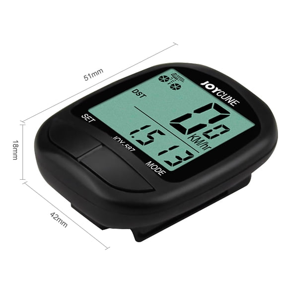 Thalyn bike odometer Bike Bike Computer Waterproof Wired Speedometer and Odometer Stopwatch Cycle Bike Computer with LED Display for Outdoor Cycle
