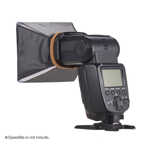 Thalyn diffuser Diffuser Portable Photography Flash Diffuser Mini Softbox Kit for DSLR Flash