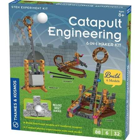 Thames & Kosmos Catapult Engineering - 6-in-1 Maker Kit New