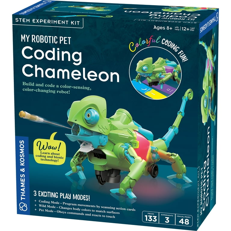 Thames & Kosmos, My Robotic Pet, Coding Chameleon STEM Kit