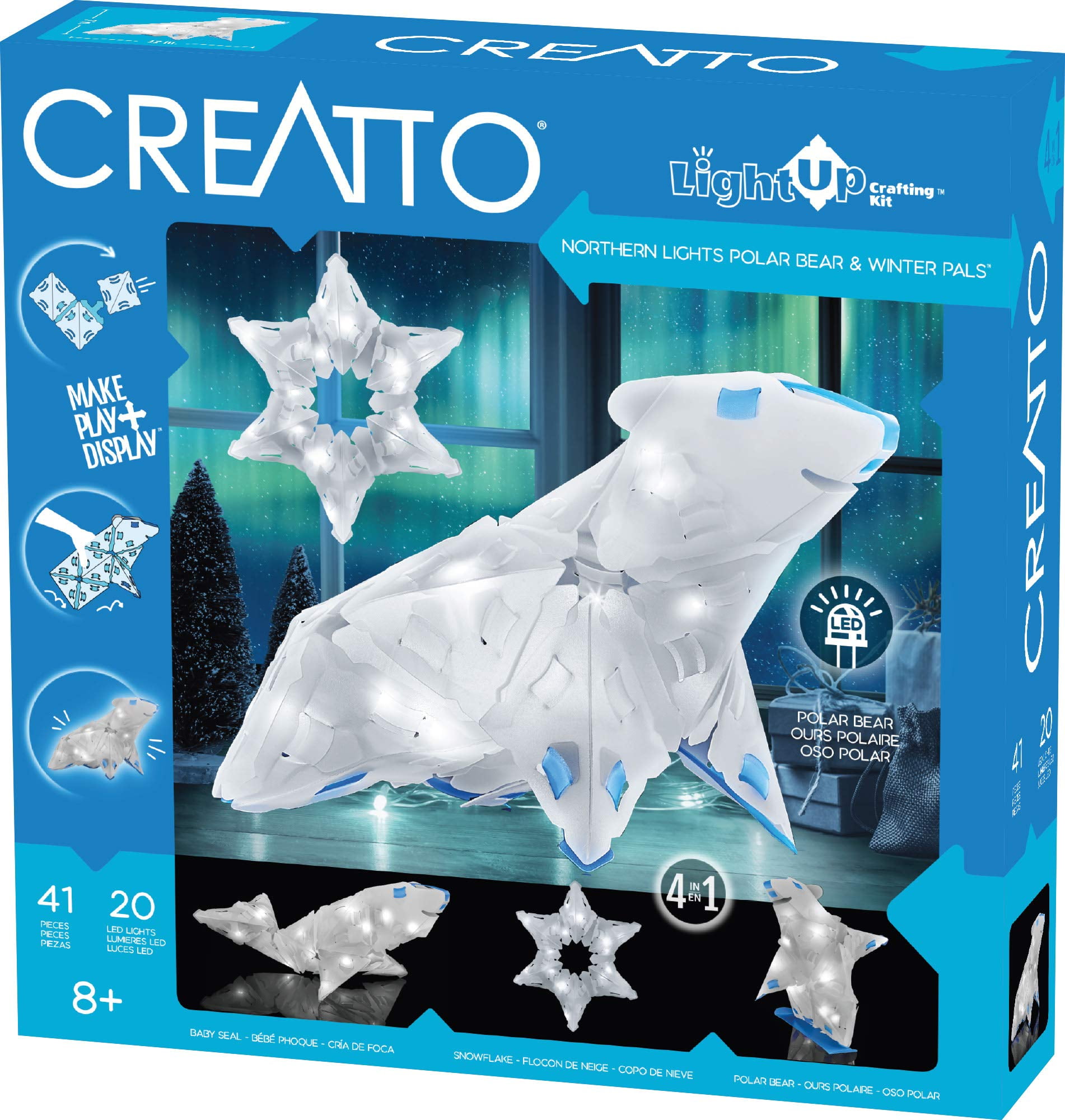 Thames & Kosmos Creatto DHF10 Northern Lights Polar Bear & Winter 3D