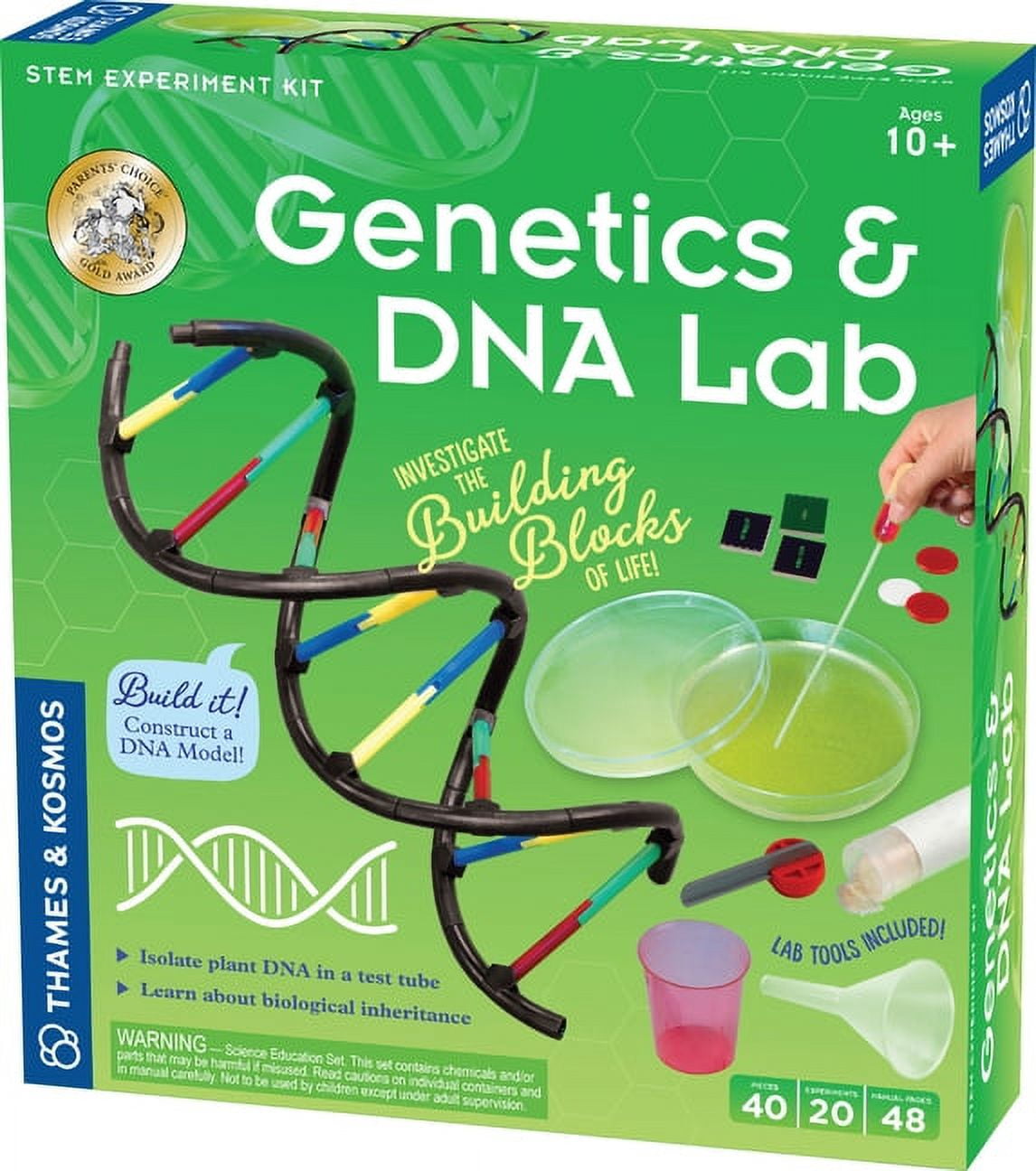 Thames & Kosmos Genetics & DNA Lab with 20 Experiments