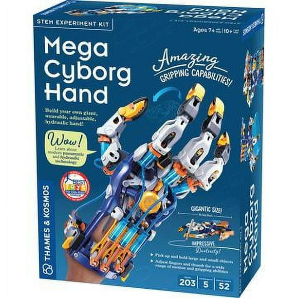 Thames & Kosmos, Science Kit, Mega Cyborg Hand, Hydraulic