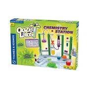 Thames & Kosmos Ooze Labs Chemistry Station Science Experiment Kit, 20 Non-Hazardous Experiments Including Safe Slime, Chromatography, Acids, Bases & More 6+