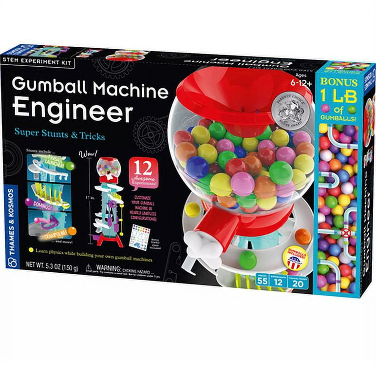 Thames Kosmos STEM Gumball Machine Engineer Super Stunts and Tricks