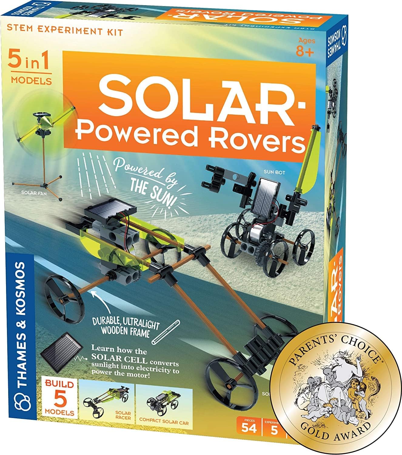 Thames & Kosmos SolarPowered Rovers STEM Experiment Kit Build 5