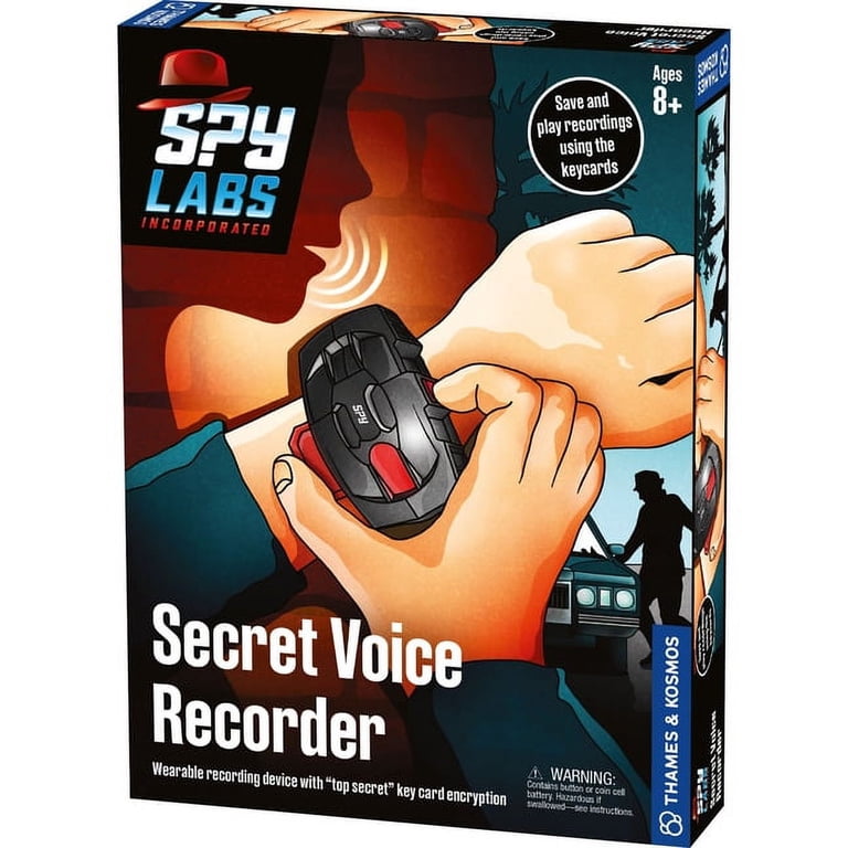 Thames & Kosmos Spy Labs Secret Wearable Voice Recorder with
