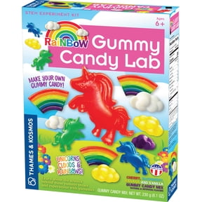 Thames and Kosmos Rainbow Colored Gummy Candy Lab - Create Your Own Unique Candies for Kids Ages 6+