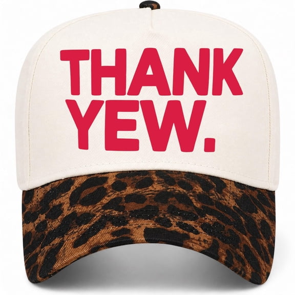 Thank Yew Hat (Leopard/Natural)