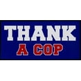 thumbnail image 1 of Thank A Cop Blue With Black Border Vinyl Decal Bumper Sticker, 1 of 1