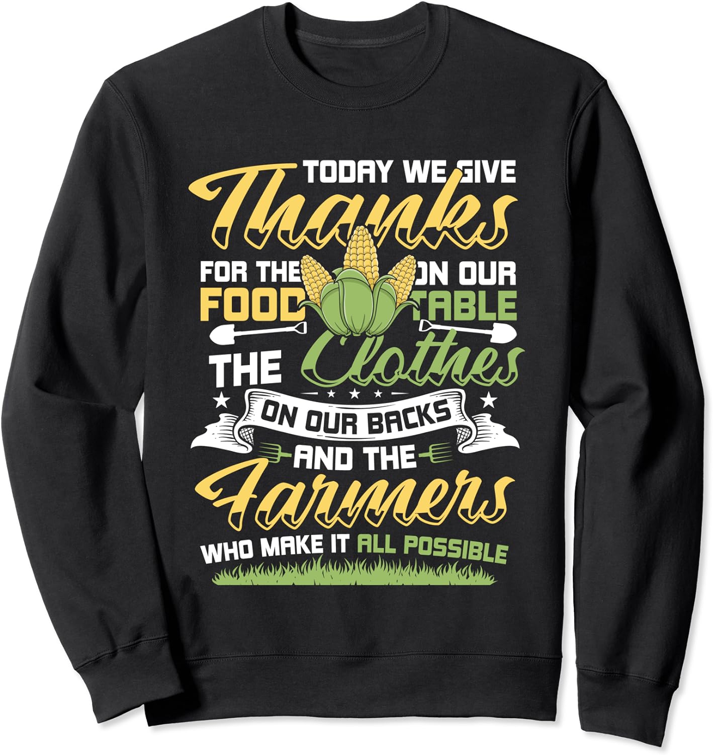 Thank A Farmer Appreciation Day Farmland Ranch Farmers Sweatshirt