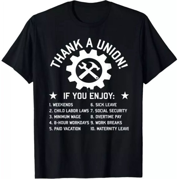 Thank A Union Labor Day Celebrate Labor Day T-Shirt Unisex S-5XL Hot Trending Shirt, Vintage Birthday Gift