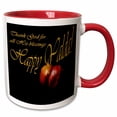 thumbnail image 1 of 3drose, Thank God for His Blessing Happy Yalda Greeting, 15oz Two-tone Red Mug, 1 of 6