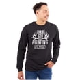 thumbnail image 1 of Thank God For Hunting Season Antlers Long Sleeve TShirt Men Women Brisco Brands S, 1 of 5