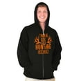 thumbnail image 1 of Thank God For Hunting Season Antlers Zip Up Hoodie Men's Women's Brisco Brands X, 1 of 1