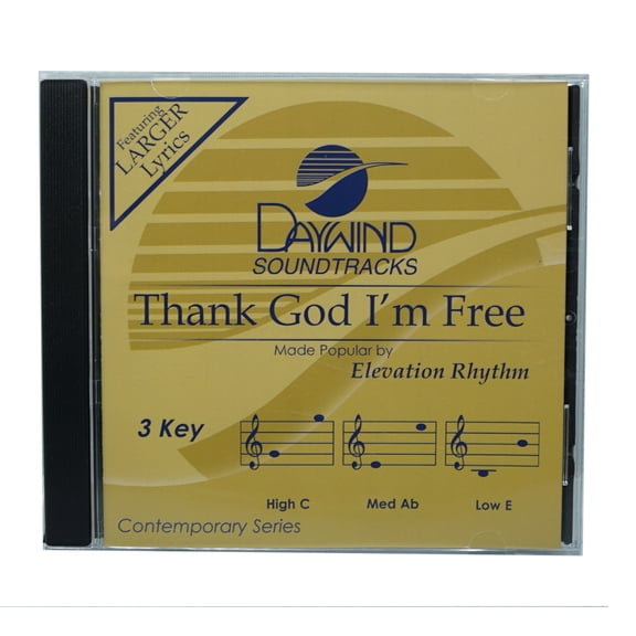 Thank God I'm Free Made Popular by Elevation Rhythm NEW CD Accompaniment