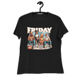 thumbnail image 1 of "Thank God It's Friday" Canine Collection by MISS IRISH® Women's Relaxed T-Shirt (Black, S), 1 of 1