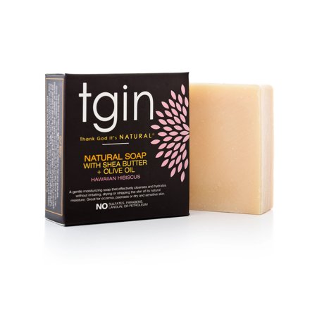 Thank God It's Natural Olive oil Soap Hawaiian Hibiscus 4 Oz.