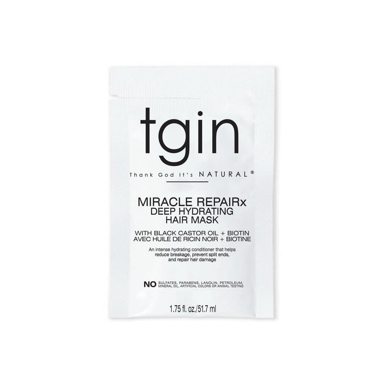 TGIN MIRACLE REPAIRX Deep Hydrating Hair Mask Packet (1.75oz) TGIN MIRACLE REPAIRX Deep Hydrating Hair Mask Packet (1.75oz)