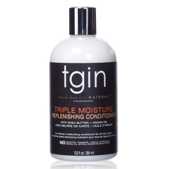 Thank God It's Natural (tgin) Triple Moisture Replenishing Conditioner for Natural Hair, 13 OZ