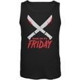 thumbnail image 1 of Thank God Its Friday Horror Black Adult Tank Top - X-Large, 1 of 1