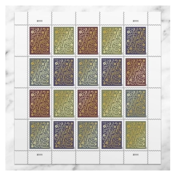 Thank You 2020 (Sheet of 20) First-Class Mail