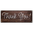 thumbnail image 1 of Thank You! | 24" X 72" Banner | Heavy Duty 13oz. Outdoor Vinyl Single Sided With Grommets | Made in The USA, 1 of 4