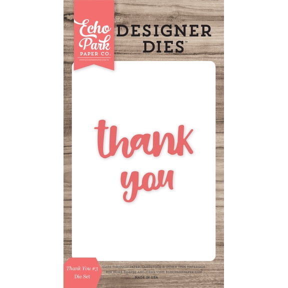Thank You #3 Word Small Die Set