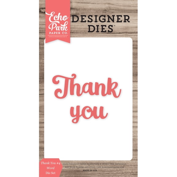 Thank You #4 Word Small Die Set
