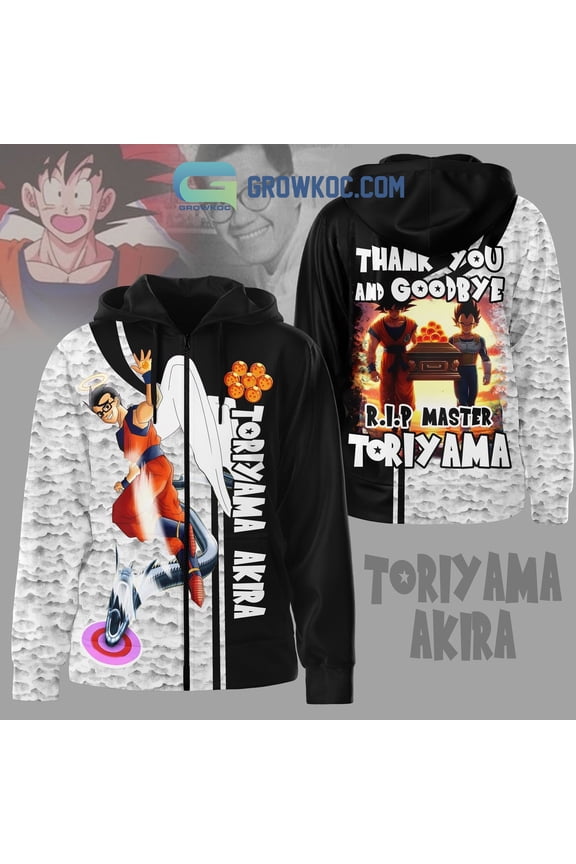 Thank You And Goodbye Master Toriyama Akira Dragon Dall Hoodie Shirts