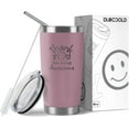 thumbnail image 1 of Thank You for Being Awesome 20oz Tumbler, Thank You Gifts, Inspirational Gifts for Employees, Coworkers, Teachers, Friends, Employee Appreciation & Administrative Day Gifts, Light Purple, 1 of 7