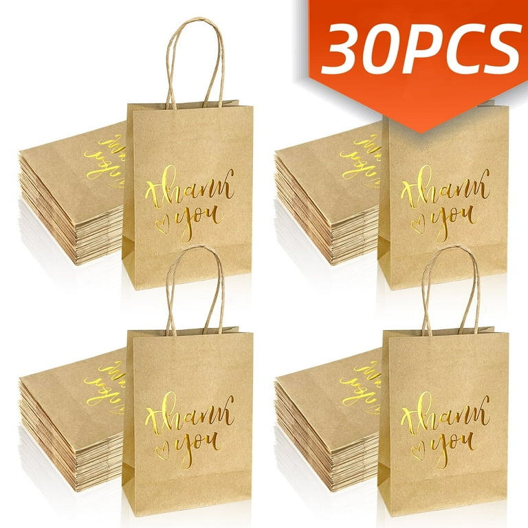 Gift Bag Thank You Kraft Bags Thank You Bags For Party Favors