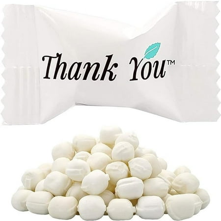 Thank You Buttermints,(100 Pieces) Mint Candies, After Dinner Mints, Butter Mint Candy, Fat-Free, Individually Wrapped
