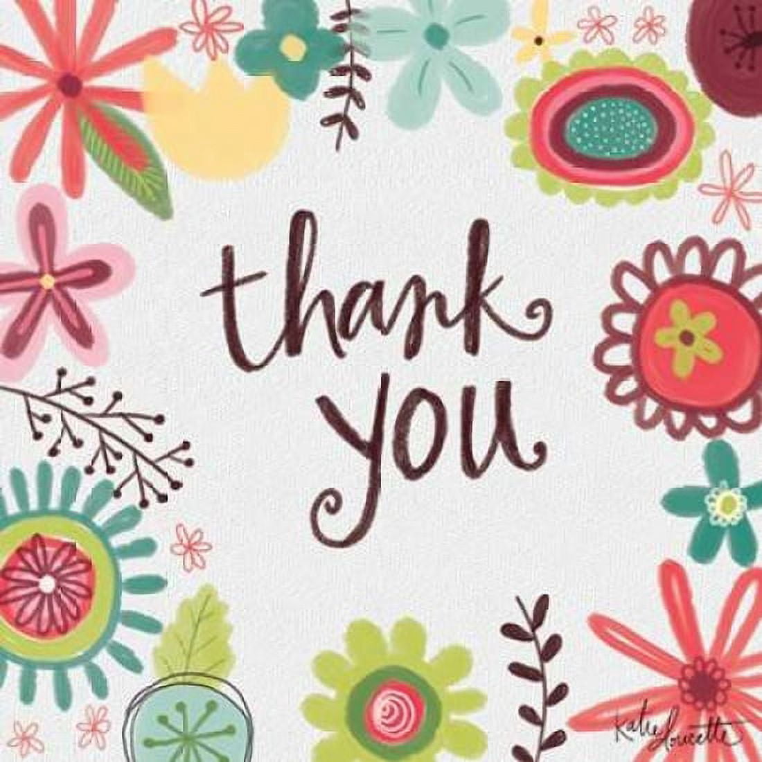 Thank You Canvas Art - Katie Doucette (24 x 24)