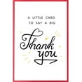 thumbnail image 1 of Thank You Card – “A Little Card to Say a Big Thank You” Design – Blank Inside, Envelope Included – Perfect Gratitude Note for Friends, Family, and Colleagues, 1 of 2