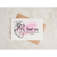 thumbnail image 1 of Thank You Card with Heart Illustration – "From the Apex of My Heart!" – Blank Inside – Perfect for Gratitude and Appreciation – Envelope Included, 1 of 3