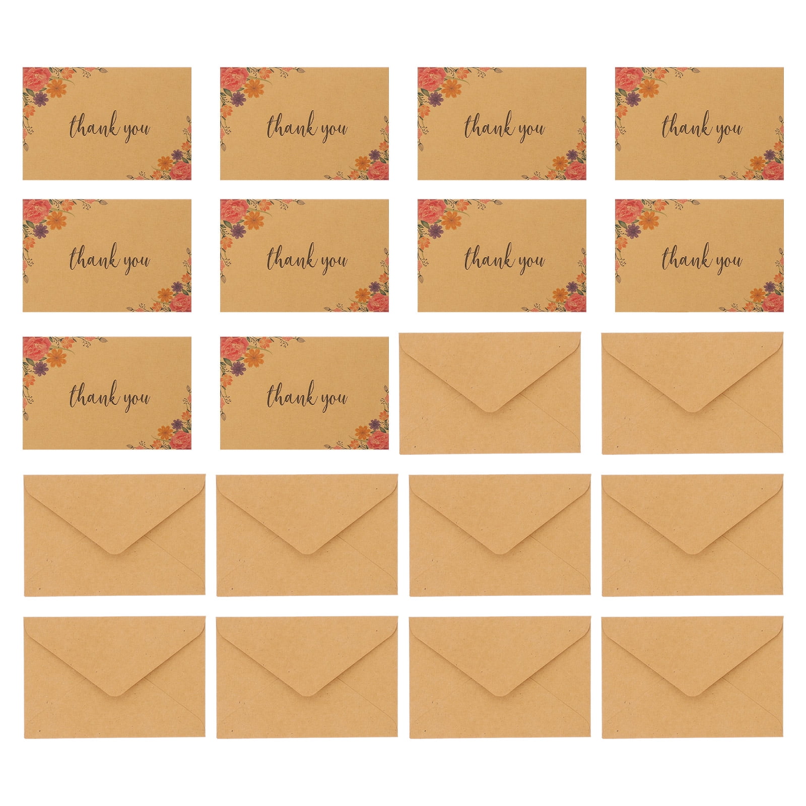 Thank You Cards 10Pcs Kraft Thank You Card Vintage Memo Card Thank You Thank you cards 10pcs kraft thank you card vintage memo card thank you