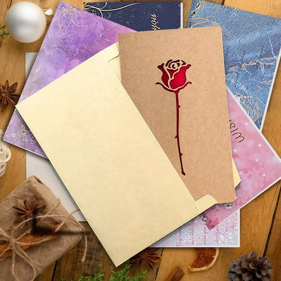 Thank You Cards Bulk with Kraft Envelopes & Matching Stickers, Minimalist Design | Perfect for Business, Weddings, Baby & Bridal Showers, Graduations & Funerals.