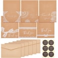 thumbnail image 1 of Thank You Cards with Kraft Envelopes and Stickers 6 Set Blank Thank You Notes with Envelopes for Business Wedding Bridal Gift Shower Business Graduation Wheat, 1 of 7