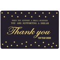 thumbnail image 1 of Thank You Cards Small Business 100 Pack -Business Card Sized -Thank You For Your Order and Supporting A Small Business - Best for Retail or Online Stores, 1 of 7