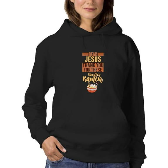 Thank You For Noodles Ramen Hoodie Women -Smartprints Designs, Female XX-Large