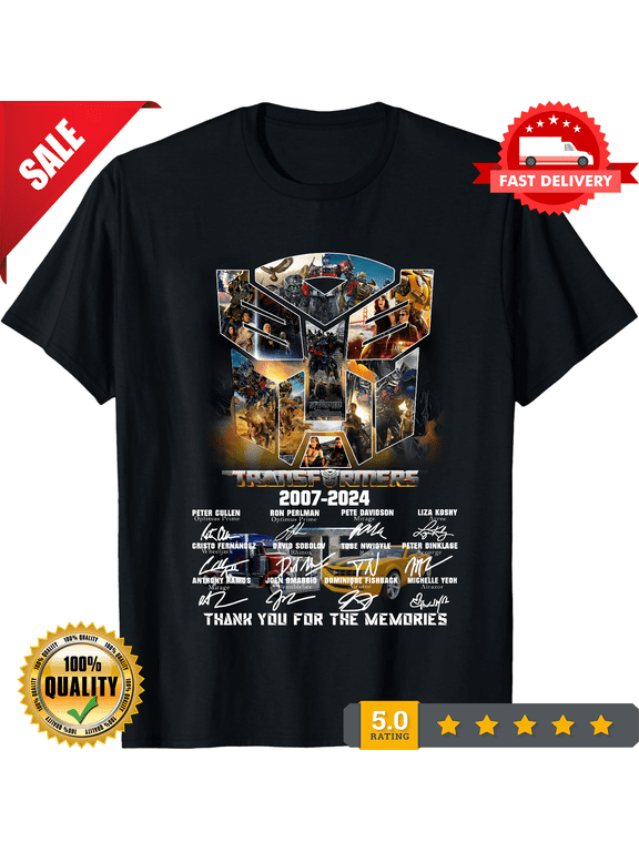 Thank You For The Memories Transformers 2007 2024 Tshirt Men, LIMITED EDITION-TH65909