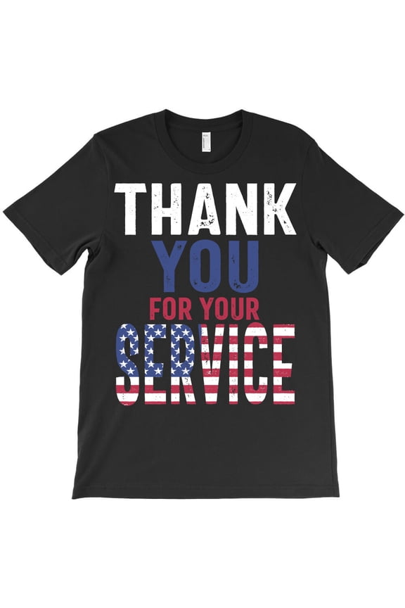 Thank You For Your Service, Memorial Day Gift For Veterans And Military G2146 Unisex T-Shirt, Up to Size 5XL
