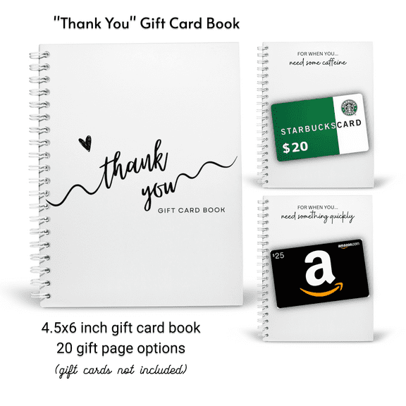 Thank You Gift Card Book | Gift Card Holder