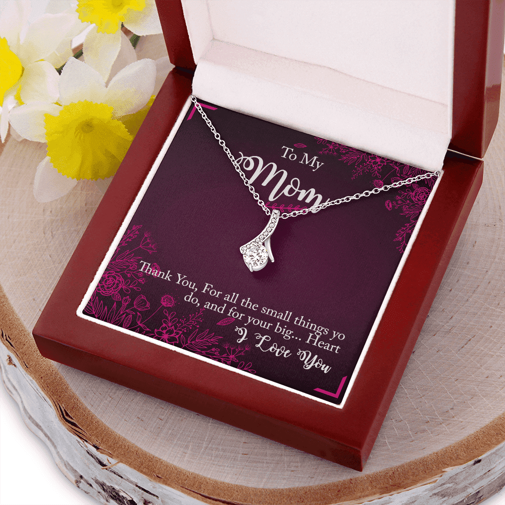 Thank You Gift Necklace For Mother, Moms Birthday gift Necklace, Mothers Day Gift Necklace, Moms Gift From Son, Daughter