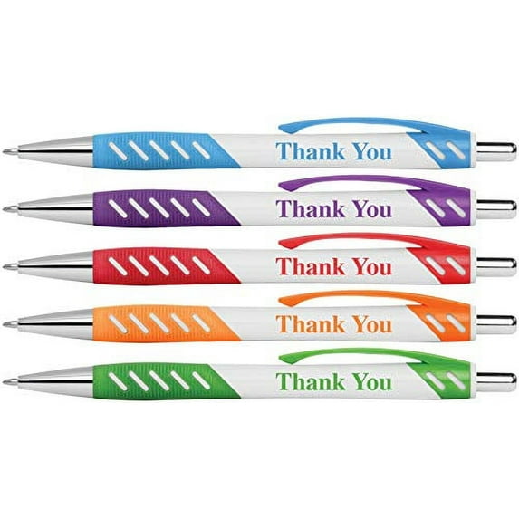 "Thank You" Gift Pens with gripper for Events, Parties, Employee Appreciation & More