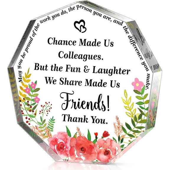 Thank You Gift for Women Inspirational Gift Office Coworker Gifts Graduation Gift for Friends Classmates Colleague Leaving Job Farewell Gift Teacher Appreciation Keepsake(Friend)