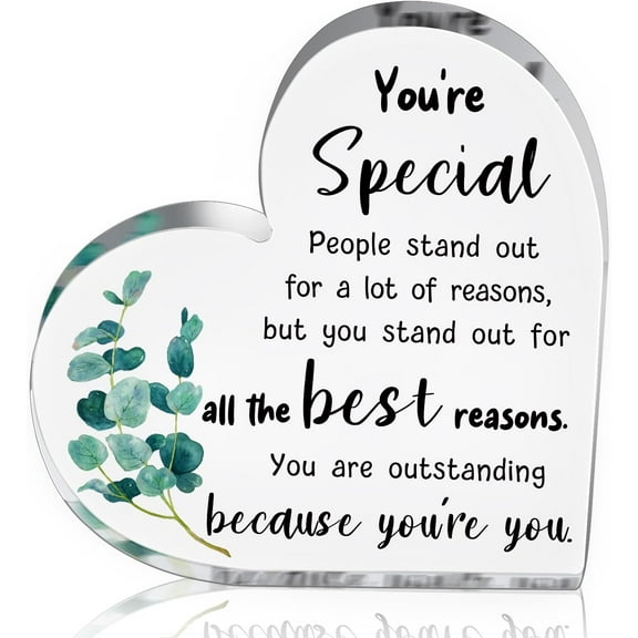 Thank You Gifts,Appreciation Gift for Coworkers Female Boss Nurse Counselor Office Employee,Acrylic Meaningful Gifts Inspirational Gifts