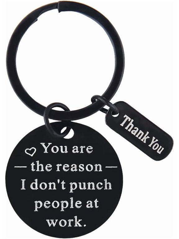 Thank You Gifts for Coworkers Colleages Funny Retirement Gifts for Women Colleague Funny Keychain Gift for Work Bestie Staff Appreciation Gifts for Men Co Worker Birthday Gift for Friend Bestie